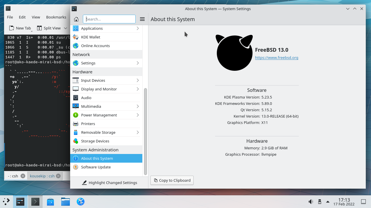 FreeBSD screenshot 1