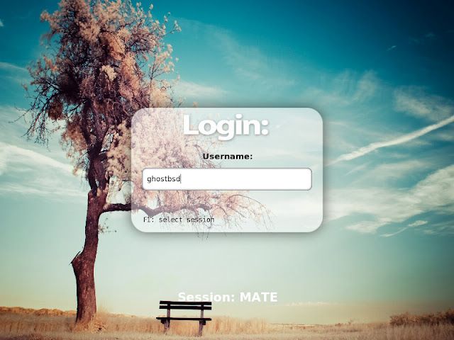 GhostBSD screenshot 1