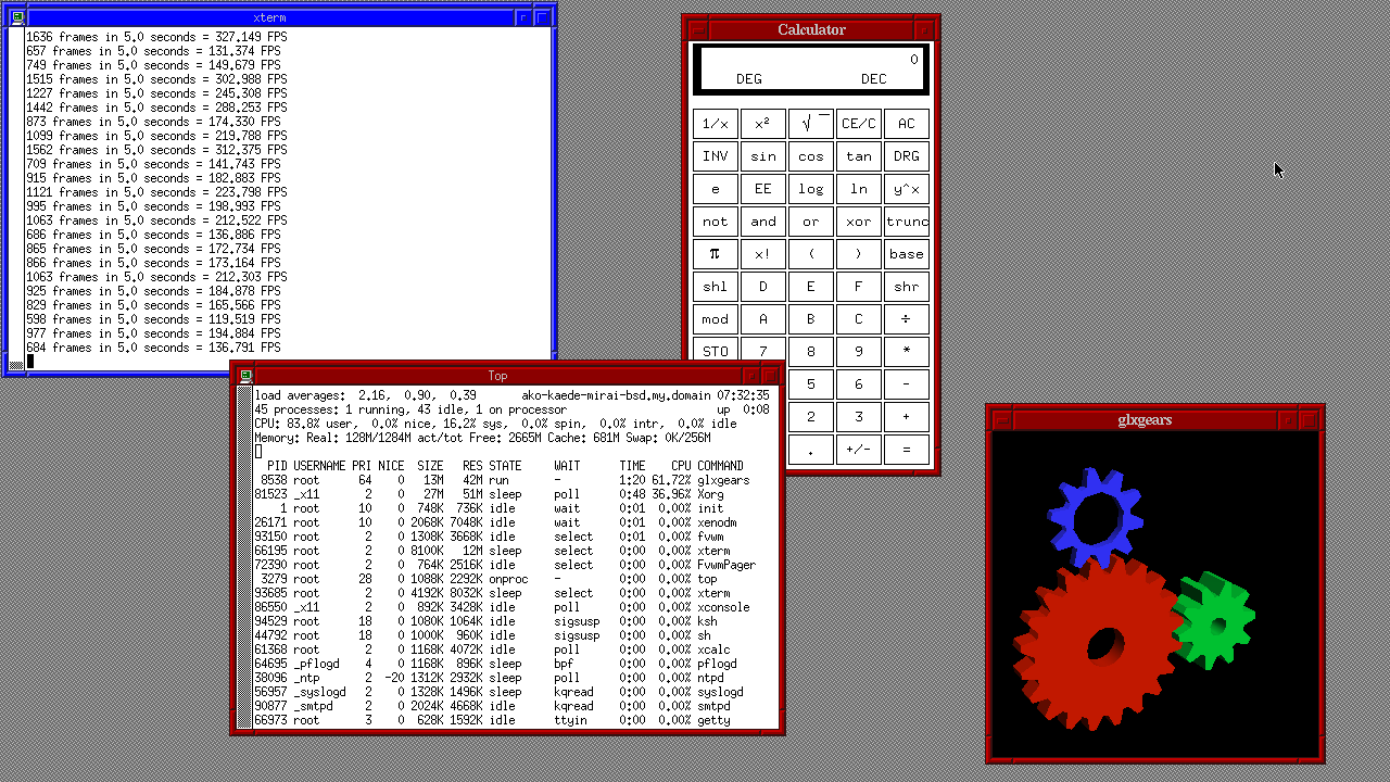 OpenBSD screenshot 1